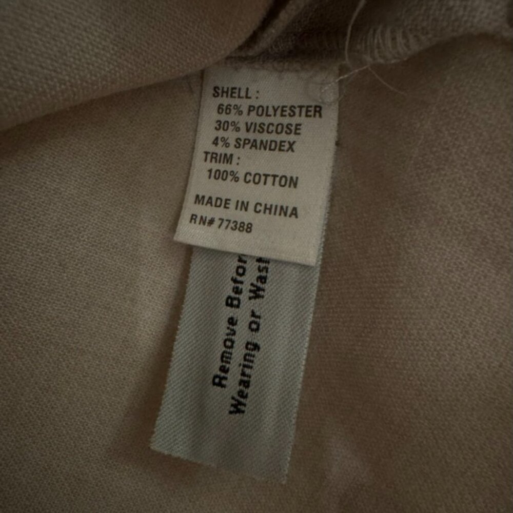 Madewell Gray & White Short-sleeve Top - Size M - Picture 4 of 4